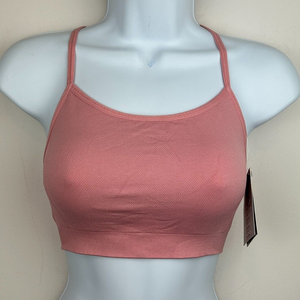 NUX Women's Mauve Sport Yoga Bra Size Small NWT